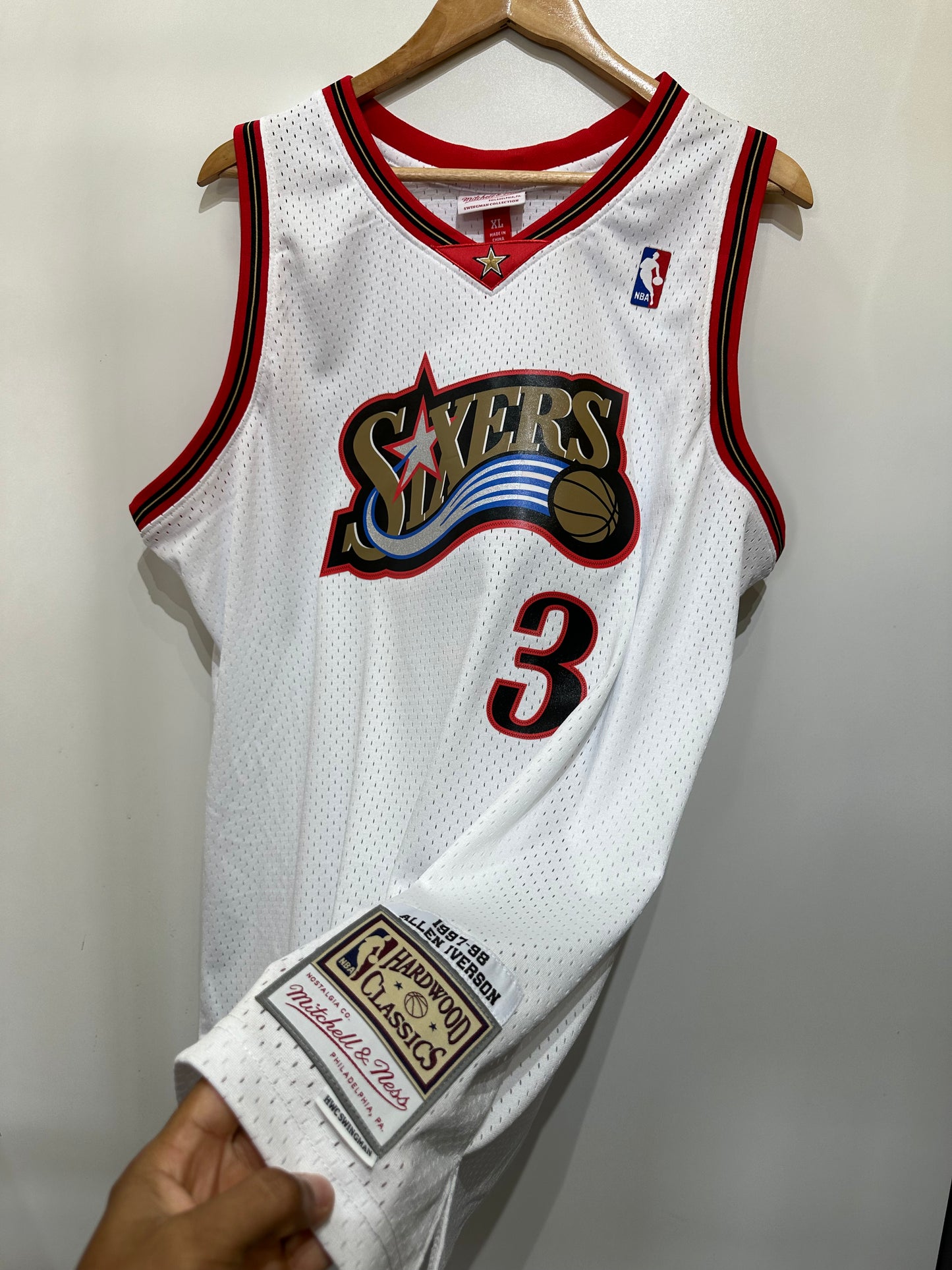 REGATA MITCHELL & NESS PHILADELPHIA 76ERS 2000-01
